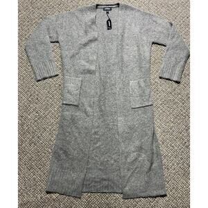 Express Open Front, Long Cardigan Gray Womens Small, NWT